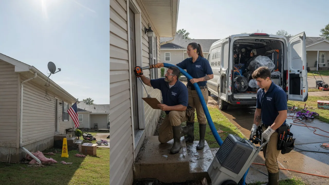Ceiling Water Damage Restoration in Lampe, MO near me